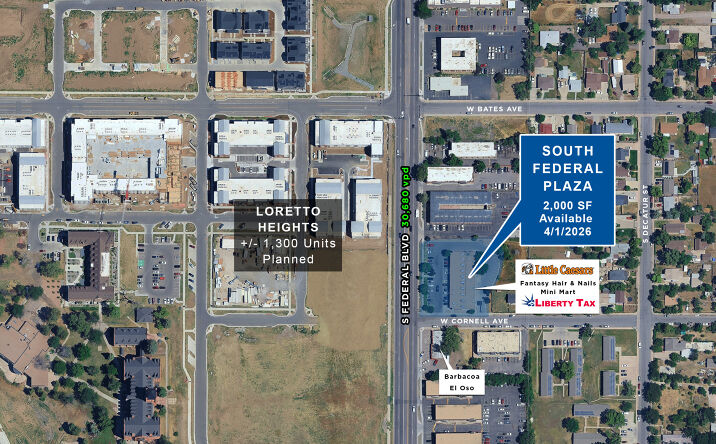 Pictures of Retail property located at 2960 South Federal Blvd, Denver, CO 80236 for lease - image #1