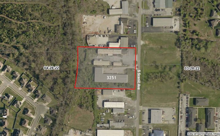 Pictures of Industrial property located at 3251 S Scenic Ave, Springfield, MO 65807 for lease - image #1