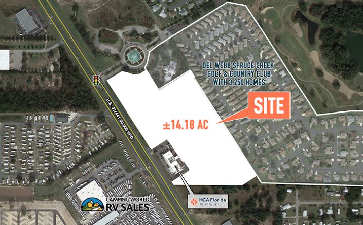 Pictures of Retail property located at 13601 Del Webb Blvd, Summerfield, FL 34491 for lease - image #1