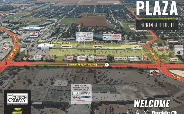 Pictures of Retail, Land, Restaurant property located at 2801 S Veterans Pkwy, Springfield, IL 62704 for lease - image #1