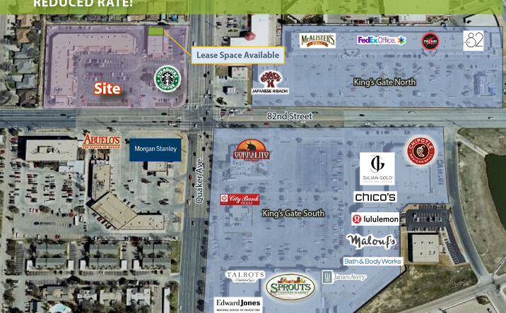 Pictures of Retail, Office property located at 4414 82nd St (82nd & Quaker Ave.), Lubbock, TX 79423 for lease - image #1