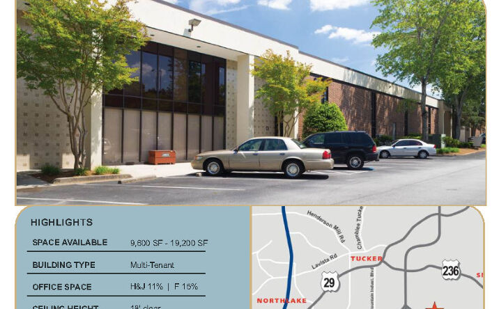 Pictures of Industrial property located at 1625 Rock Mountain Blvd, Stone Mountain, GA 30083 for lease - image #1