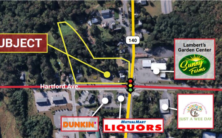 Pictures of Land property located at 143 Hartford Ave E, Mendon, MA 01756 for lease - image #1