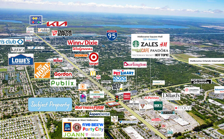Pictures of Retail property located at 1955 W New Haven Ave, West Melbourne, FL 32904 for lease - image #1