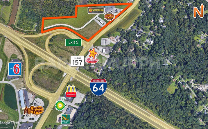 Pictures of Land property located at NW Quadrant of I-64 and IL-157, Caseyville, IL 62262 for lease - image #1