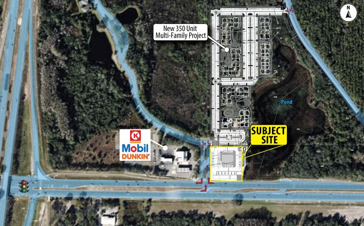 Pictures of Land property located at NEC of SR 52 & Deerbrook Blvd, Land O' Lakes, FL 34638 for lease - image #1