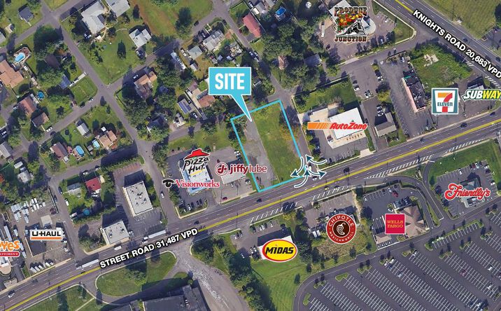 Pictures of Land property located at 2278-2291 Street Road, Bensalem, PA 19020 for lease - image #1