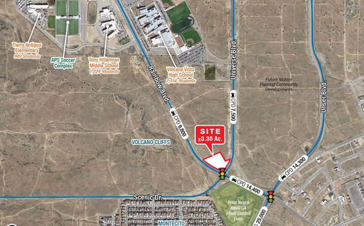 Pictures of Land property located at NWC Universe & Rainbow Blvds. NW, Albuquerque, NM 87120 for lease - image #1