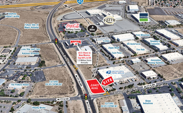 Pictures of Land property located at 400 Unser Blvd NW, Albuquerque, NM 87121 for lease - image #1