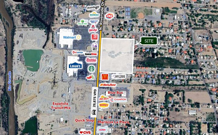 Pictures of Land property located at 1509 N Riverside Dr, Española, NM 87532 for lease - image #1