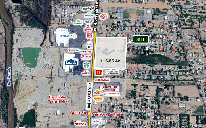 Pictures of Land property located at 1509 N Riverside Dr, Española, NM 87532 for lease - image #1