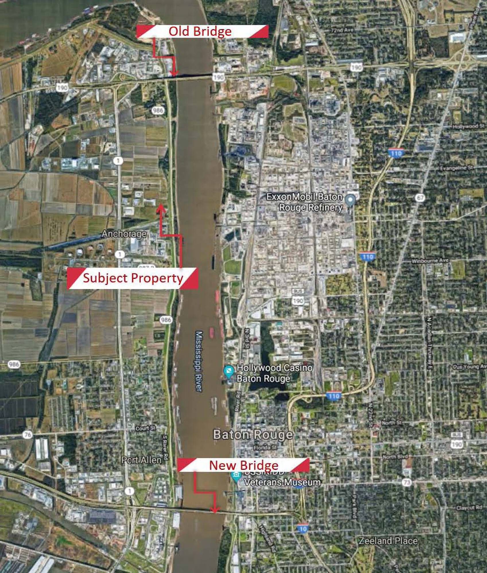 2843 N. River Rd, Port Allen, LA 70767 Industrial Space for Lease