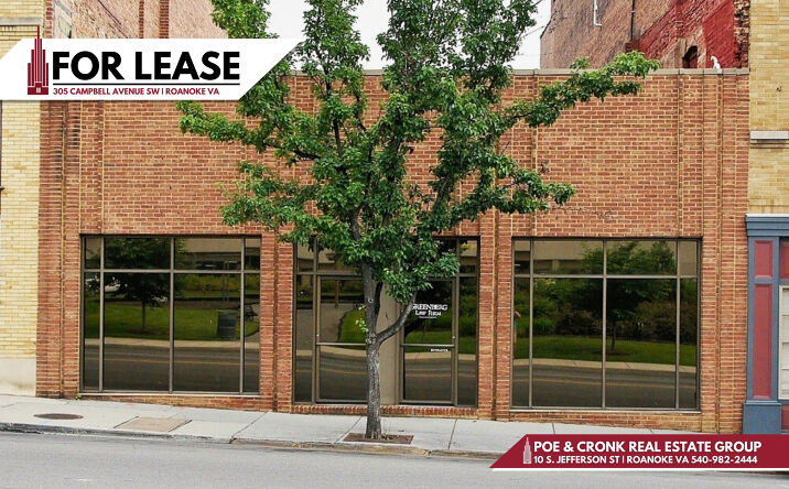Pictures of Office property located at 305 Campbell Ave SW, Roanoke, VA 24016 for lease - image #1