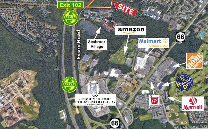 Pictures of Land property located at 4090 Asbury Avenue, Tinton Falls, NJ 07753 for lease - image #1