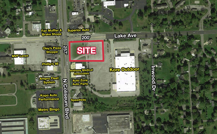 Pictures of Land property located at 4230 Lake Ave, Fort Wayne, IN 46815 for lease - image #1