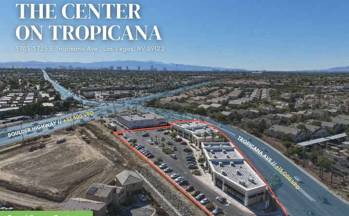 Pictures of Retail property located at 5725 East Tropicana Avenue, Las Vegas, NV 89122 for lease - image #1