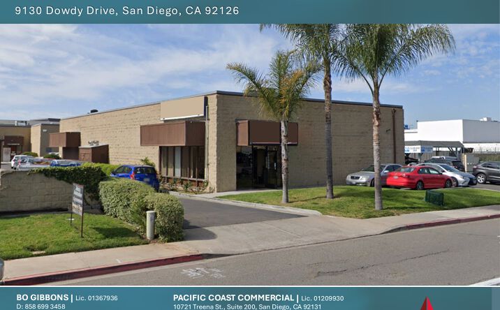 Pictures of Industrial property located at 9130 Dowdy Dr, San Diego, CA 92126 for lease - image #1