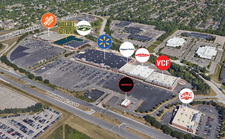 Pictures of Retail property located at 5901 Mercury Drive, Dearborn, MI 48126 for lease - image #1