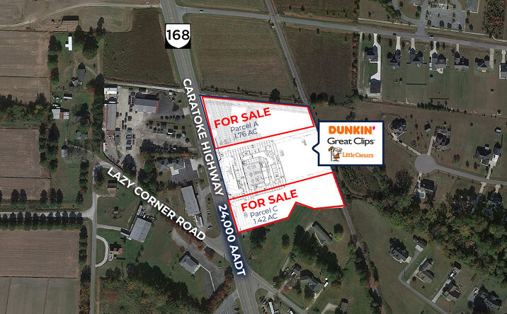Pictures of Land property located at 369-385 Caratoke Highway, Moyock, NC 27958 for lease - image #1