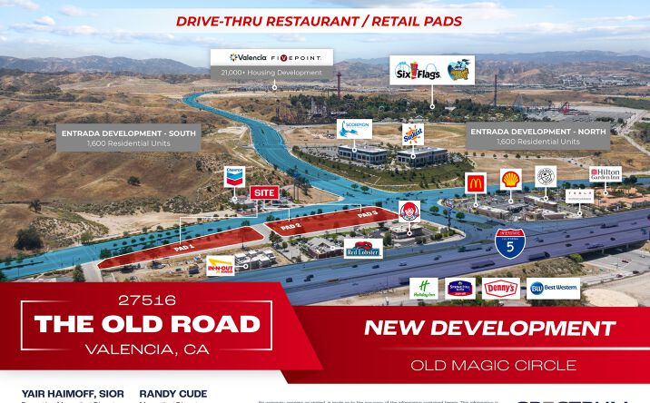 Pictures of Retail, Land, Restaurant property located at 27516 The Old Road, Valencia, CA 91355 for lease - image #1