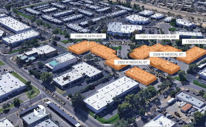 Pictures of Office, Industrial property located at 10801 N 24TH AVE, 2323-2329 W MESCAL ST, Phoenix, AZ 85029 for lease - image #1