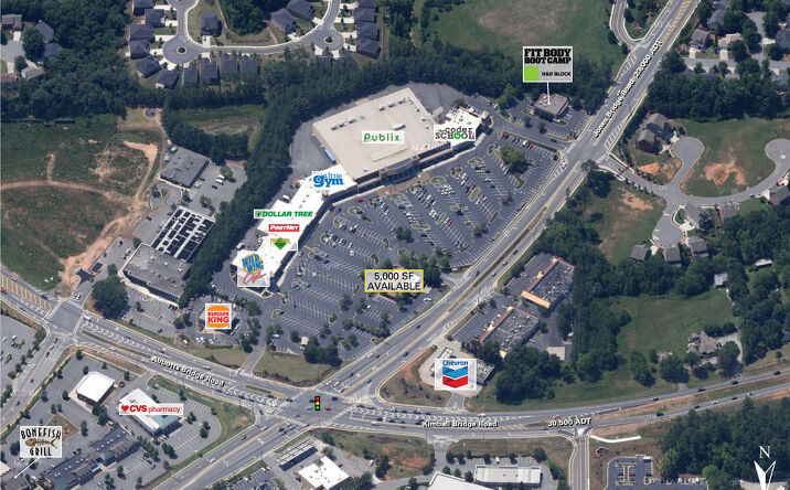 Pictures of Retail, Office property located at 11585 Jones Bridge Rd, Alpharetta, GA 30022 for lease - image #1