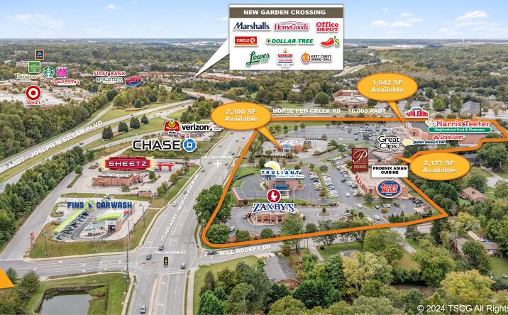 Pictures of Retail property located at 1641 New Garden Rd, Greensboro, NC 27410 for lease - image #1