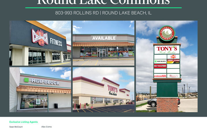 Pictures of Retail property located at 803 W Rollins Rd, Round Lake Beach, IL 60073 for lease - image #1