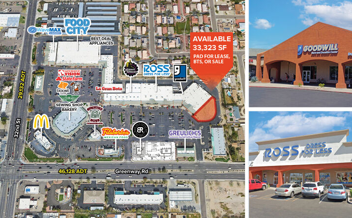 Pictures of Retail, Land property located at 3202 E Greenway Rd, Phoenix, AZ 85032 for lease - image #1