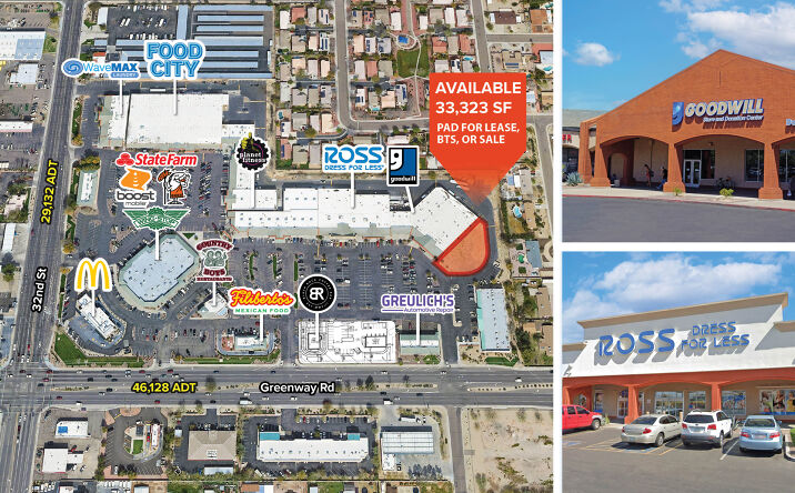 Pictures of Retail, Land property located at 3202 E Greenway Rd, Phoenix, AZ 85032 for lease - image #1