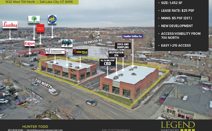 Pictures of Retail property located at 1632 W 700 N, Salt Lake City, UT 84116 for lease - image #1