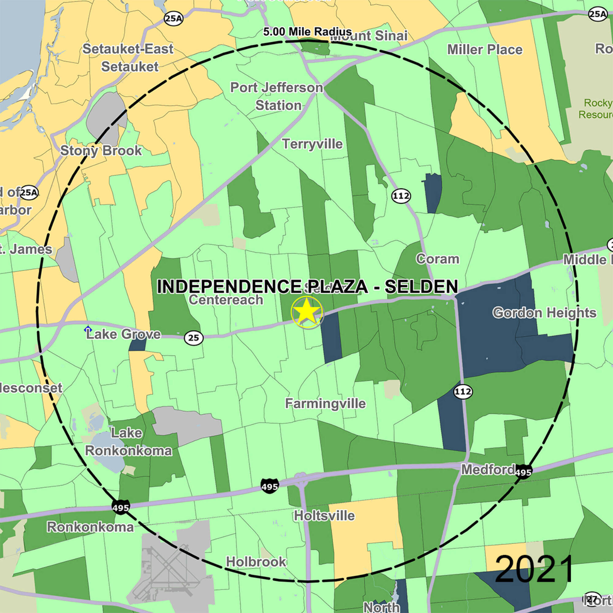 Middle Country Rd. (Rte. 25) & Boyle Rd, Selden, NY 11784