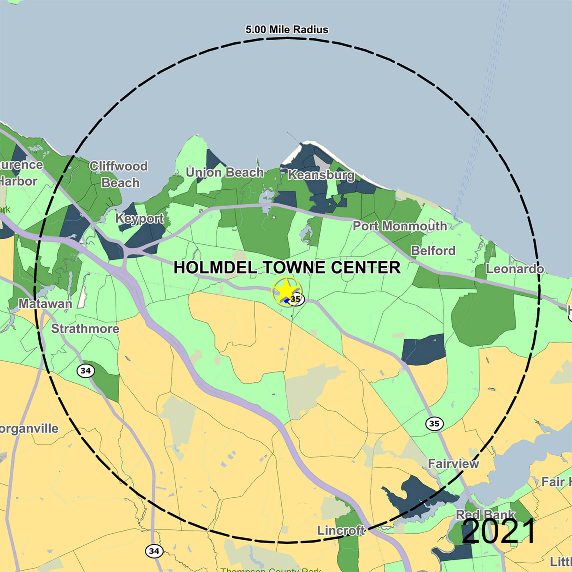 Rte. 35 & Laurel Ave., Holmdel, NJ 07733