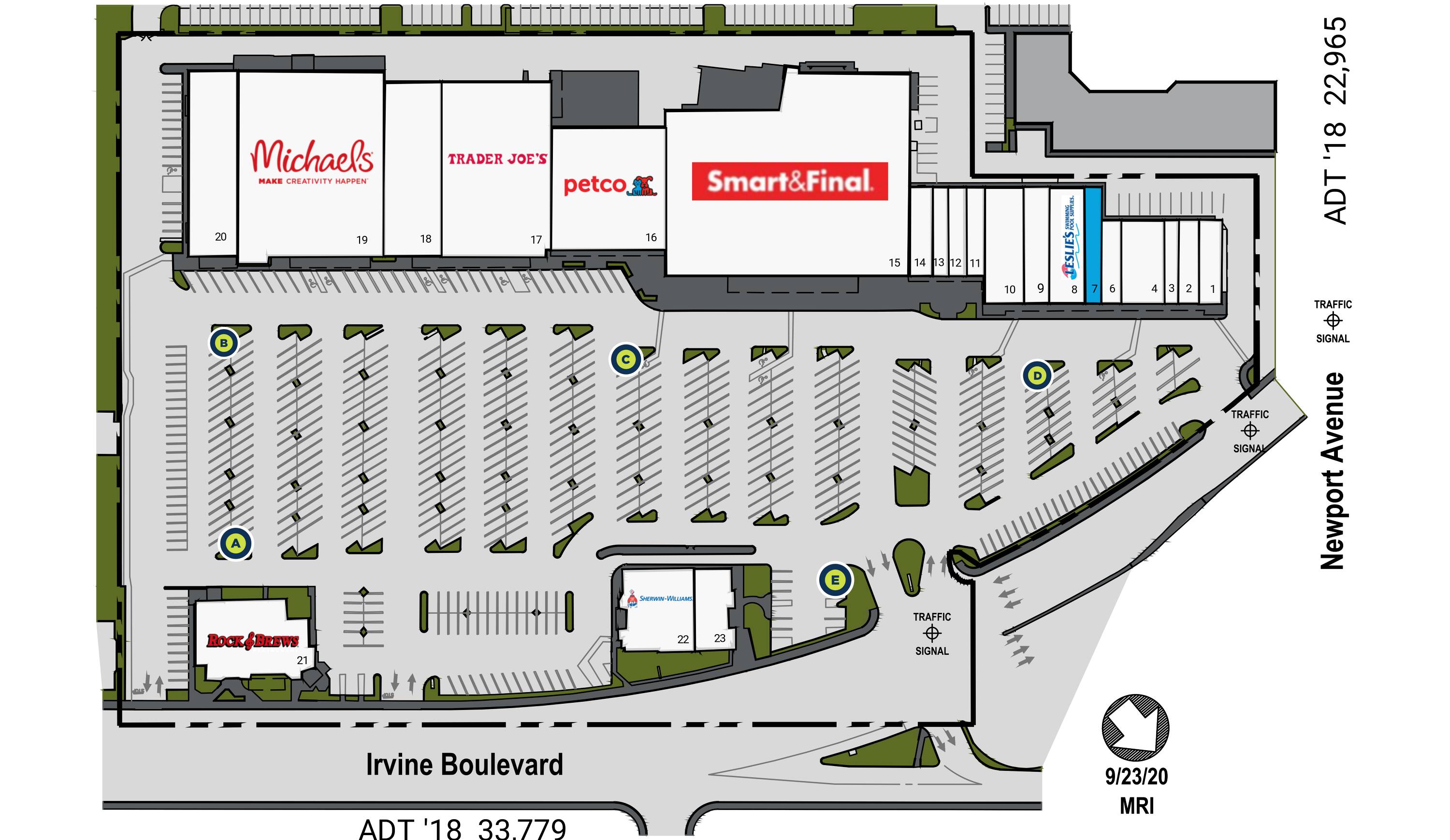 Irvine Blvd. & Newport Ave., Tustin, CA 92780 Retail Space for Lease
