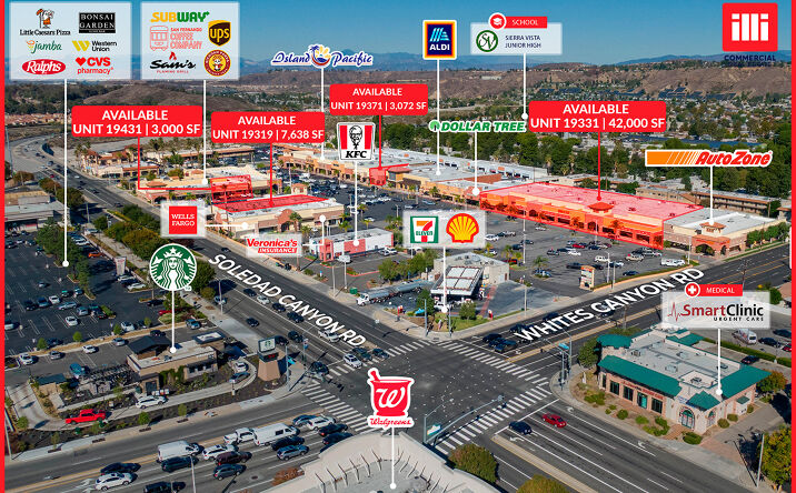 Pictures of Retail property located at 19317 Soledad Canyon Rd, Santa Clarita, CA 91351 for lease - image #1