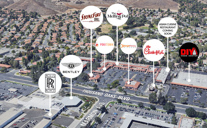 Pictures of Retail, Office property located at 3637-3755 E. Thousand Oaks Blvd, Thousand Oaks, CA 91362 for lease - image #1