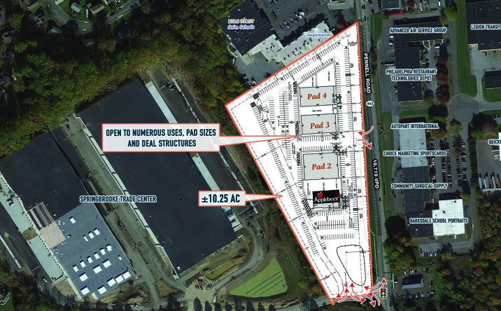 Pictures of Retail, Land property located at 4401 Pennell Rd, Aston, PA 19014 for lease - image #1