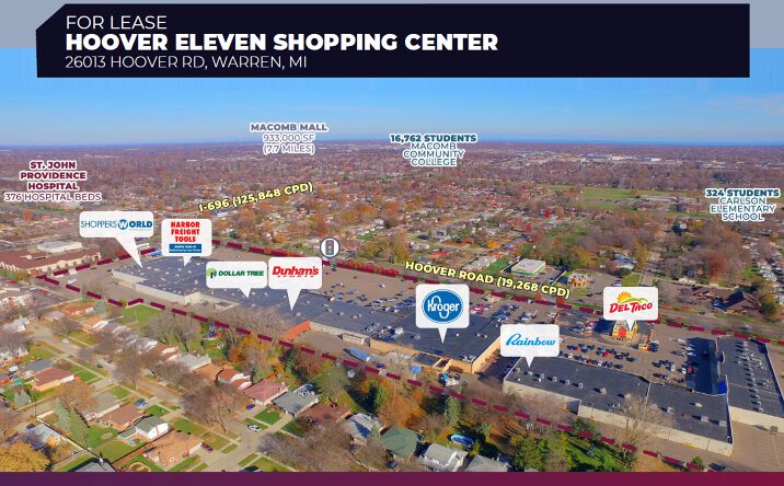 Pictures of Retail, Office property located at 26013 Hoover Road, Warren, MI 48091 for lease - image #1
