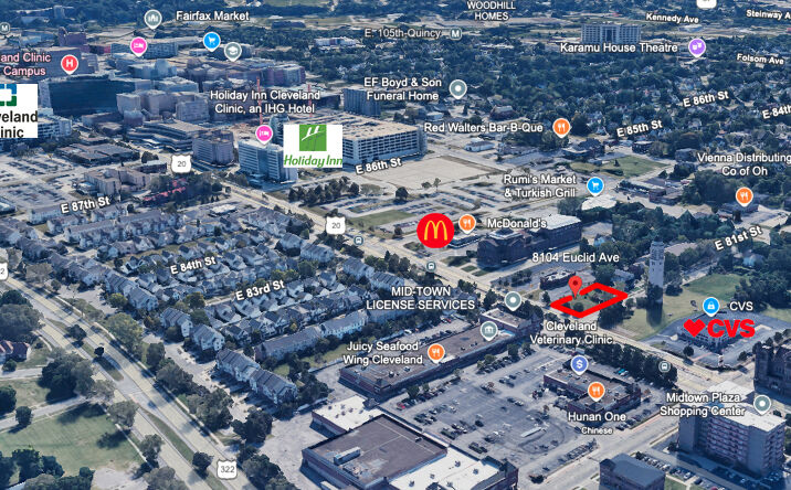 Pictures of Land property located at 8104 Euclid Ave, Cleveland, OH 44103 for lease - image #1