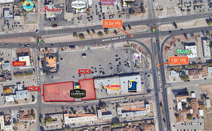 Pictures of Retail property located at 9600 Montana Ave, El Paso, TX 79925 for lease - image #1