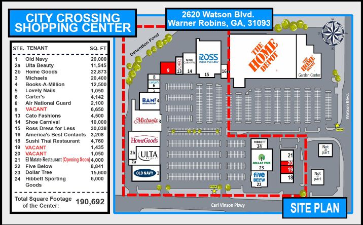 Pictures of Retail, Restaurant, Special Purpose property located at 2620 Watson Blvd, Warner Robins, GA 31093 for lease - image #1