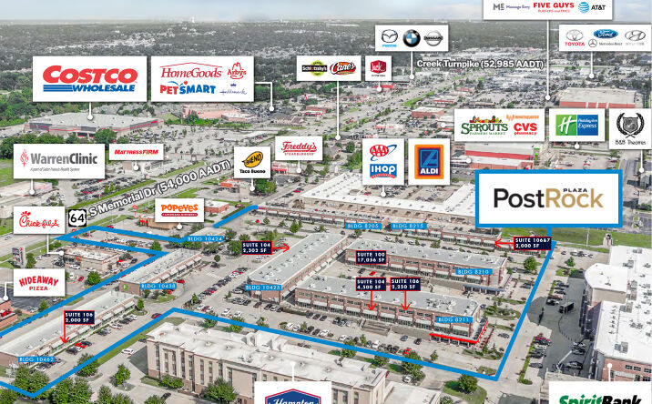Pictures of Retail, Office property located at 8211 & 8215 E Regal Ct, Tulsa, OK 74133 for lease - image #1