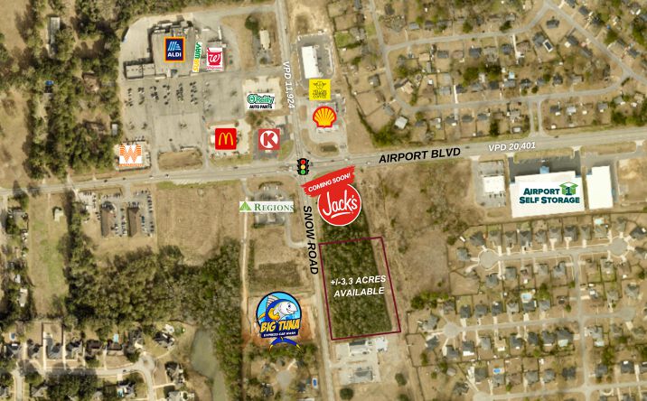 Pictures of Land property located at Snow Rd, Mobile, AL 36695 for lease - image #1