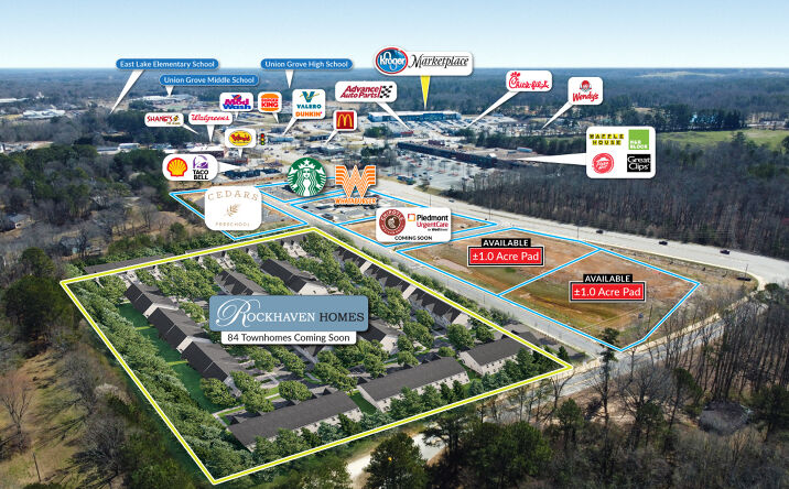 Pictures of Land property located at 5905 E Lake Pkwy, McDonough, GA 30253 for lease - image #1