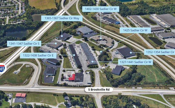 Pictures of Office, Industrial property located at 1322-1438 Sadlier Cir E Dr, Indianapolis, IN 46239 for lease - image #1