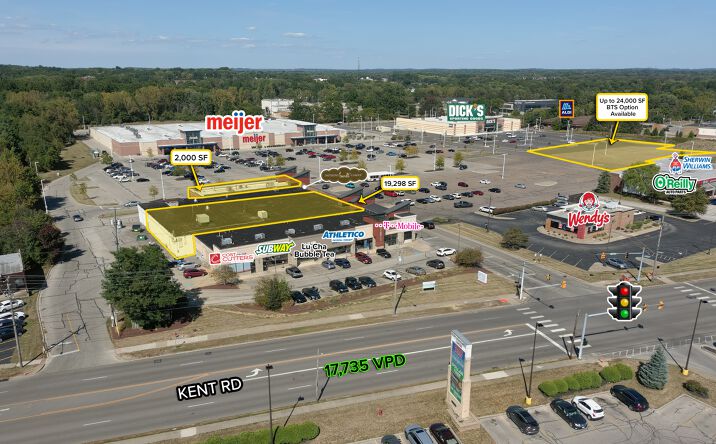 Pictures of Retail property located at 4301 Kent Rd, Stow, OH 44224 for lease - image #1
