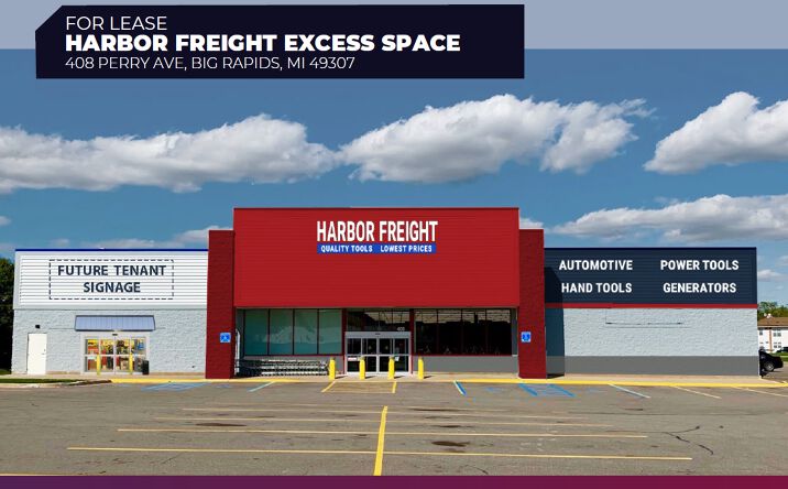 Pictures of Retail property located at 408 Perry Ave, Big Rapids, MI 49307 for lease - image #1