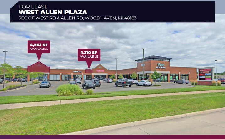 Pictures of Retail, Restaurant property located at Sec Of West Rd & Allen Rd, Woodhaven, MI 48183 for lease - image #1