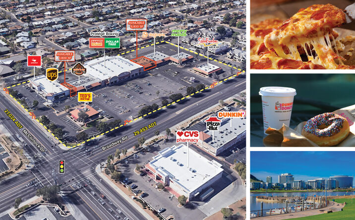 Pictures of Retail property located at 1709-1743 E Broadway Rd, Tempe, AZ 85282 for lease - image #1