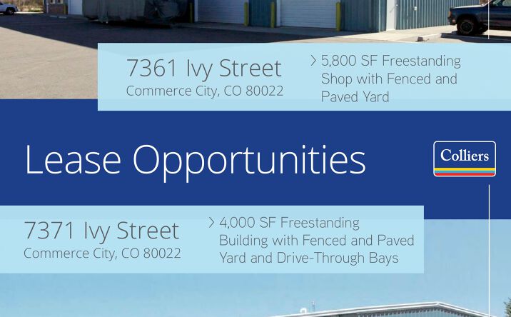 Pictures of Industrial property located at 7361 Ivy Street, Commerce City, CO 80022 for lease - image #1
